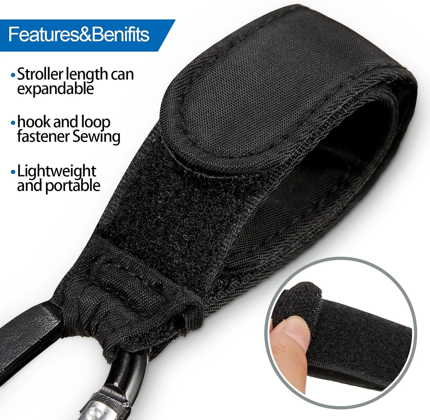 ست 6 عددی قلاب آویز کالسکه کودک Tuance برای آویزان کردن کیف لوازم کودک، گیره کالسکه برای کیف ها، قلاب های چند منظوره برای کیسه های خرید مواد غذایی، لوازم جانبی کالسکه، گیره های بند دار کالسکه