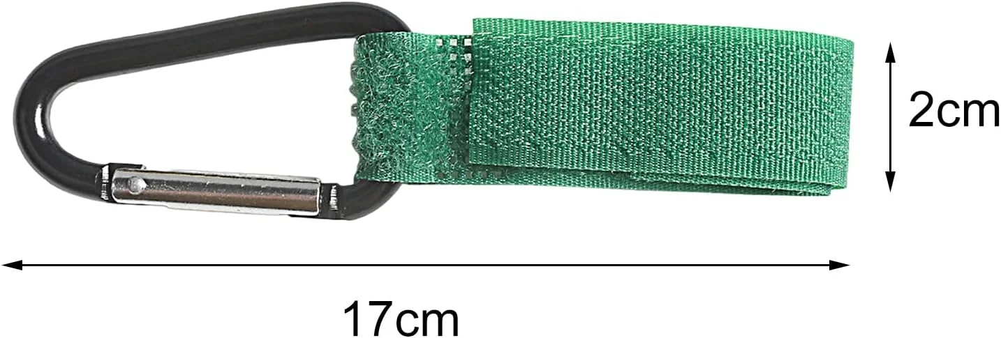 بست قلاب کارابین و نوار چسب با تحمل بار قوی و مقاوم در برابر پارگی، مناسب برای کالسکه بچه و استفاده روزمره