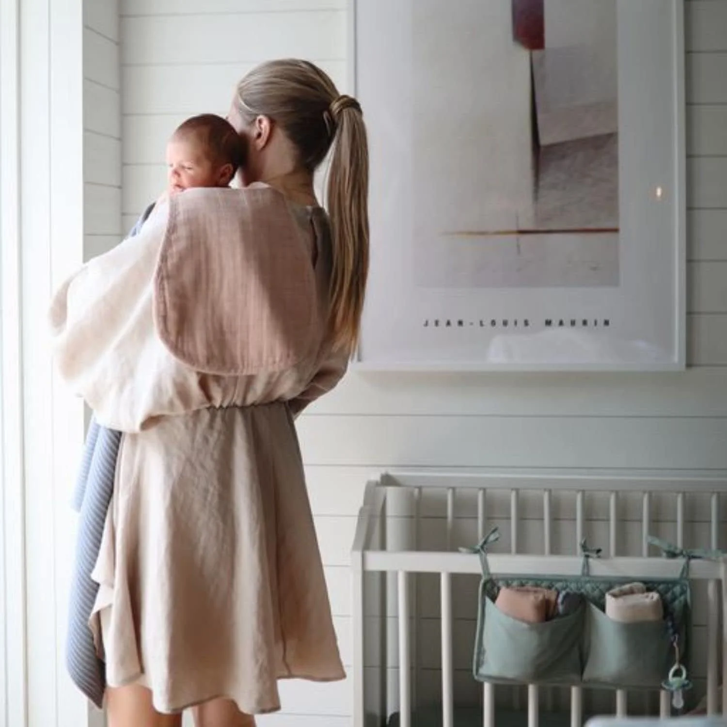 جیب کنار تخت کودک موشی طرح خورشید