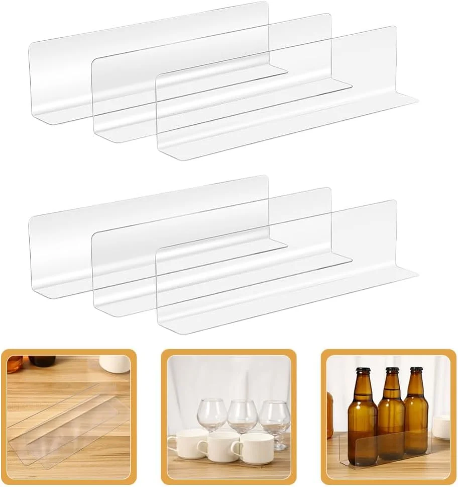 مسدود کننده اسباب بازی Alipis، 6 عدد، ضربه گیر برای زیر مبلمان، مسدود کننده قفسه کتاب برای مسدود کردن موانع تخت و مبل (20 سانتی متر)