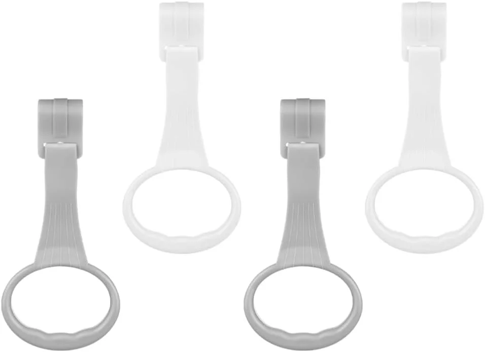 حلقه های آویز تخت نوزاد UPKOCH، 4 عدد، حلقه های ایستادن تخت کودک، ابزار کمک به راه رفتن نوزاد برای نوزاد تازه متولد شده