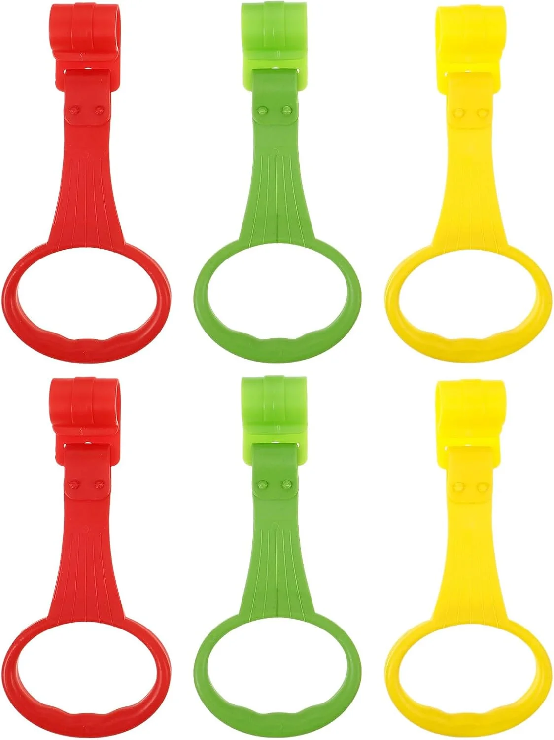 حلقه های کمکی ایستادن کودک SAFIGLE، 6 عددی، حلقه های آویز رنگارنگ برای کمک به راه رفتن نوپا، نصب آسان