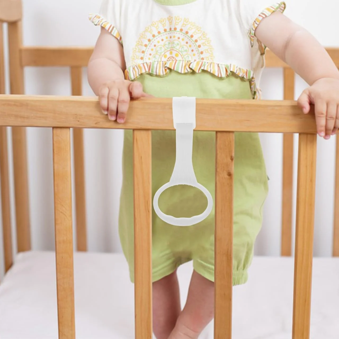 ibasenice 2 جفت حلقه آویز تخت نوزاد برای تمرینات راه رفتن کودک نوپا