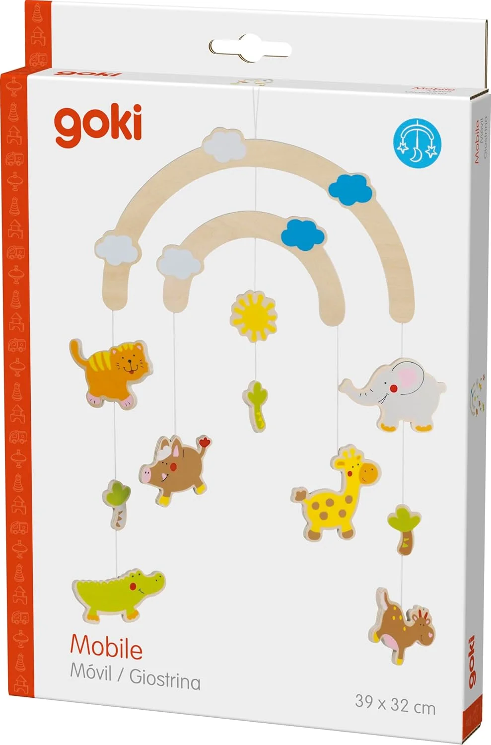 آویز اسباب بازی موبایل جنگل دوستان Goki