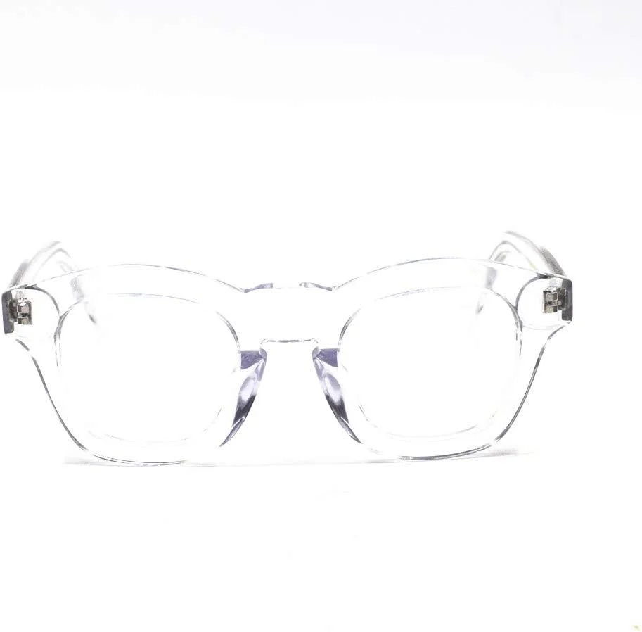 فریم عینک دست ساز BETSION ژاپن، استات ایتالیایی، لنز شفاف، فریم کامل متوسط، دهه 1960