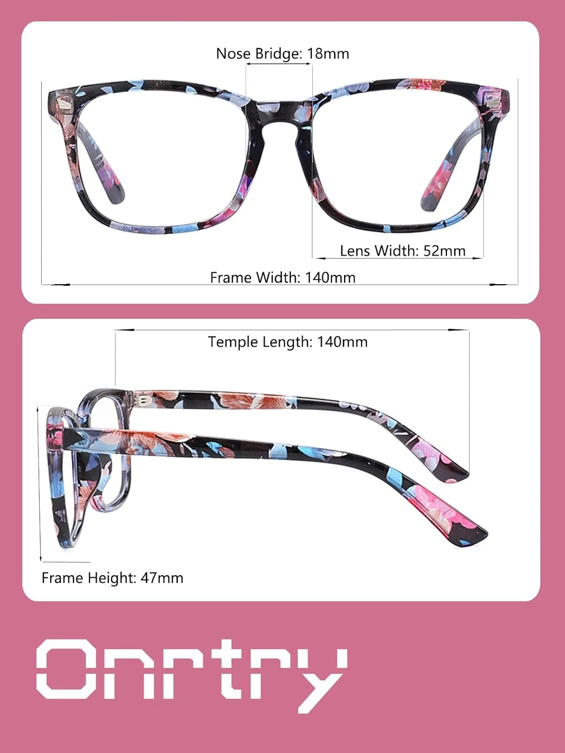 عینک گرد با لنز شفاف بدون نمره، فریم رترو برای زنان و مردان