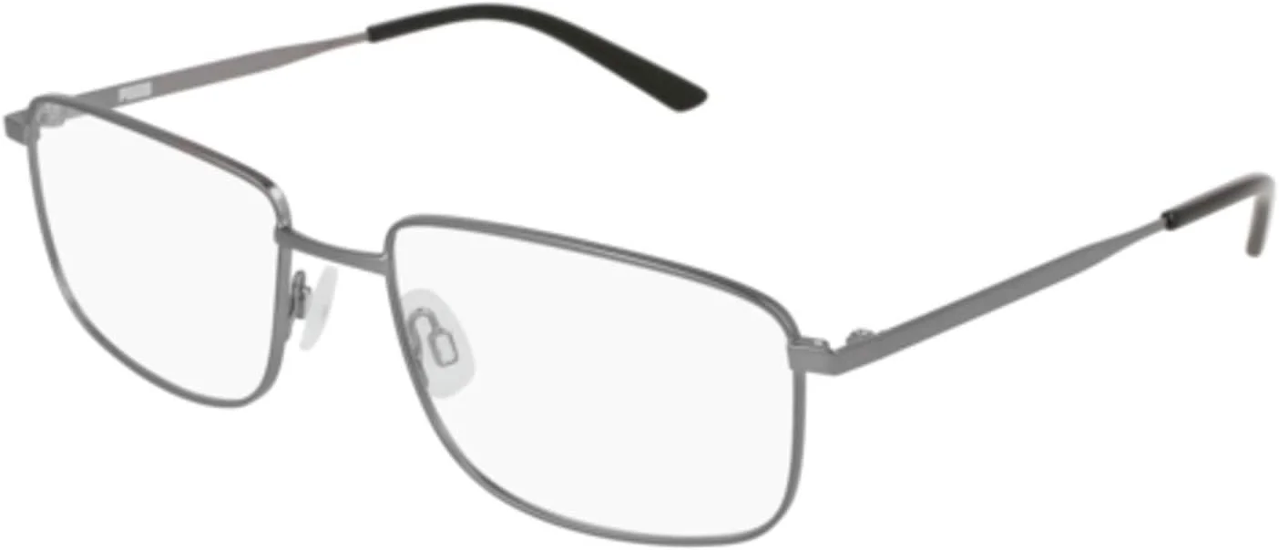 عینک طبی مردانه پوما مدل PU 0178 O- 010 رنگ روتنیوم / خاکستری
