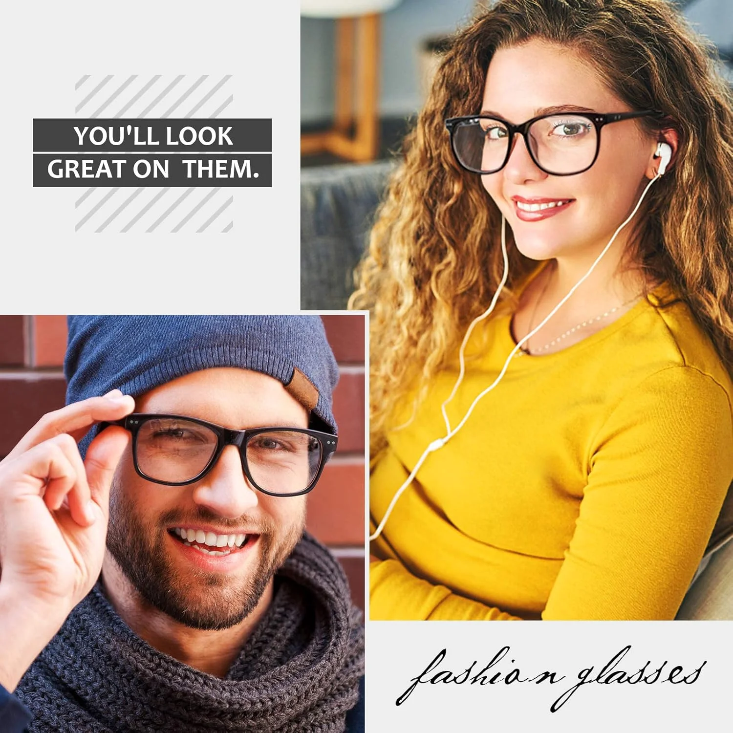 عینک فریم بزرگ شاخی GQUEEN بدون نمره، عینک فیک، عینک نردی، زنانه مردانه UV400,PE1 عینک فریم بزرگ شاخی GQUEEN بدون نمره، عینک فیک، عینک نردی، زنانه مردانه UV400,PE1