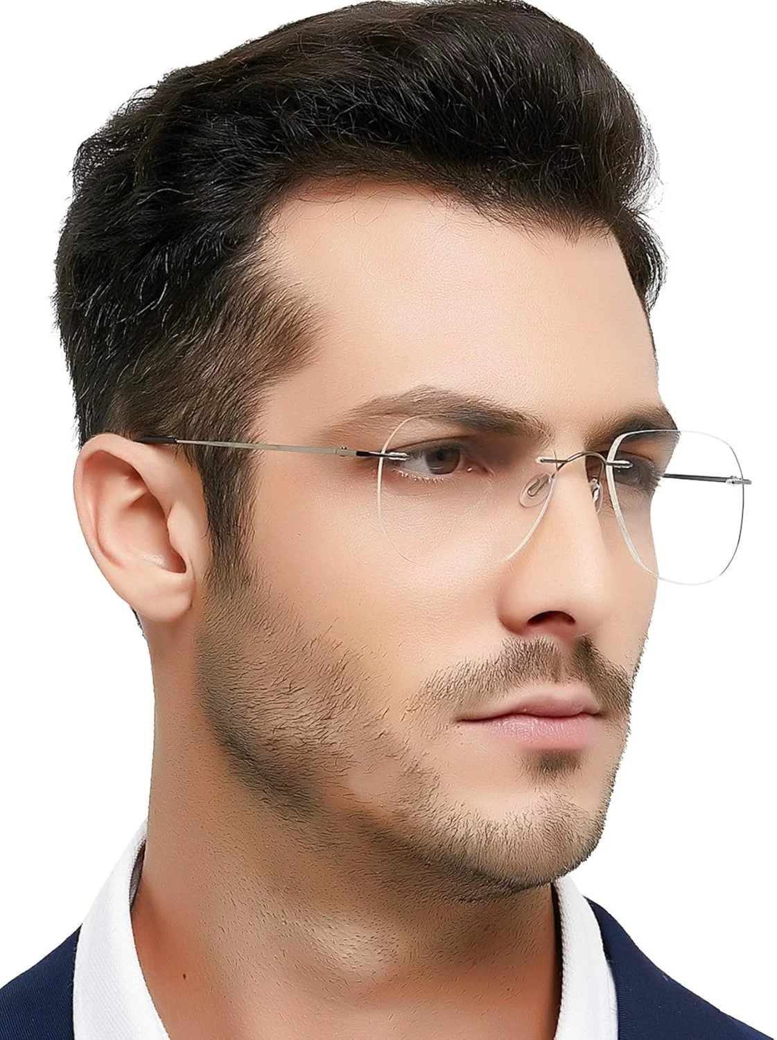 فریم عینک بدون قاب تیتانیومی OCCI CHIARI RX عینک مردانه لولای نازک