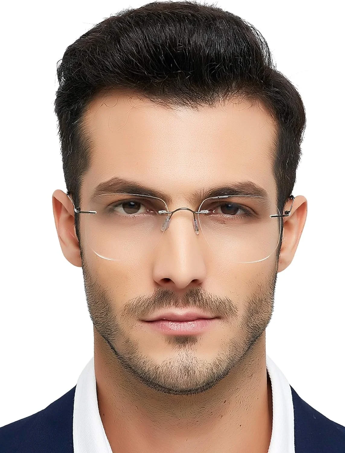 فریم عینک بدون قاب تیتانیومی OCCI CHIARI RX عینک مردانه لولای نازک