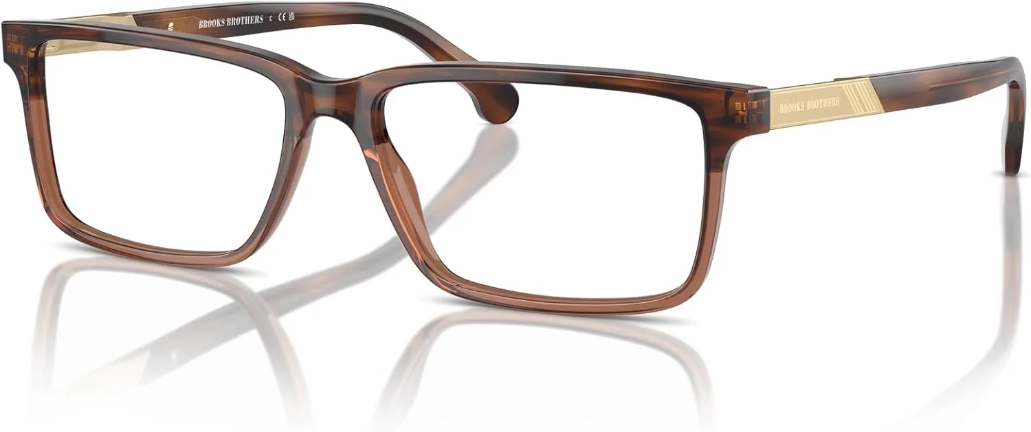 فریم عینک طبی مستطیلی مردانه بروکس برادرز مدل BB2019