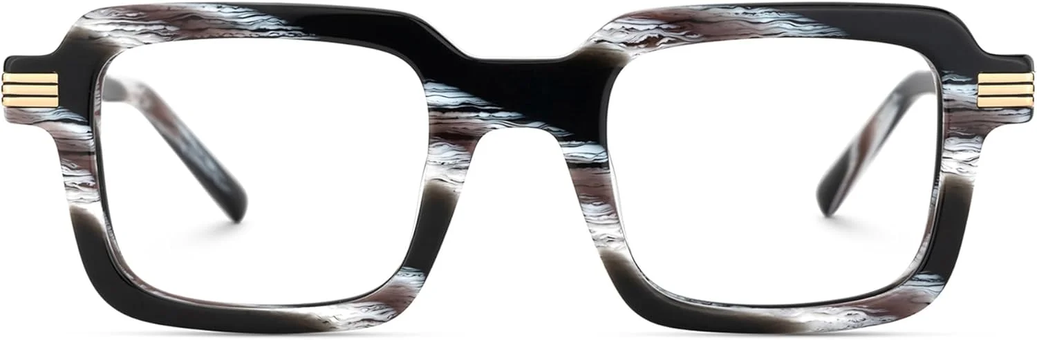 عینک مربعی زیلول، عینک های کامپیوتر مد روز بدون نسخه، عینک های ضد خستگی چشم