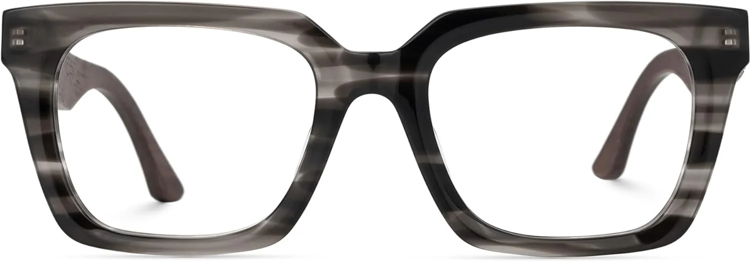 عینک های مربعی مسدود کننده نور آبی زیلول برای مردان، فریم عینک های غیر تجویزی، عینک های مد روز با لولاهای فنری