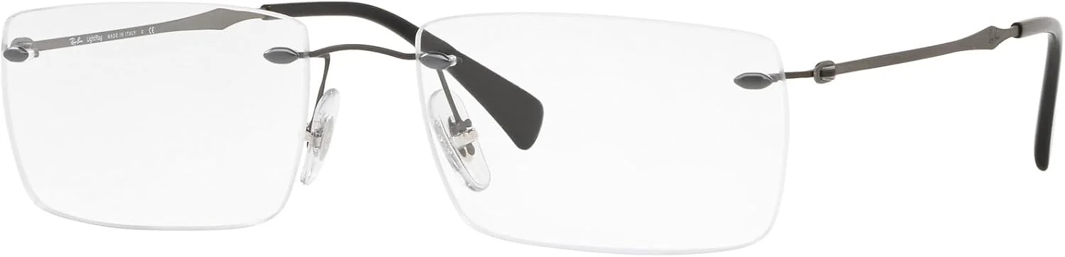 فریم عینک طبی مستطیلی مردانه ری بن مدل RX8755 از جنس تیتانیوم