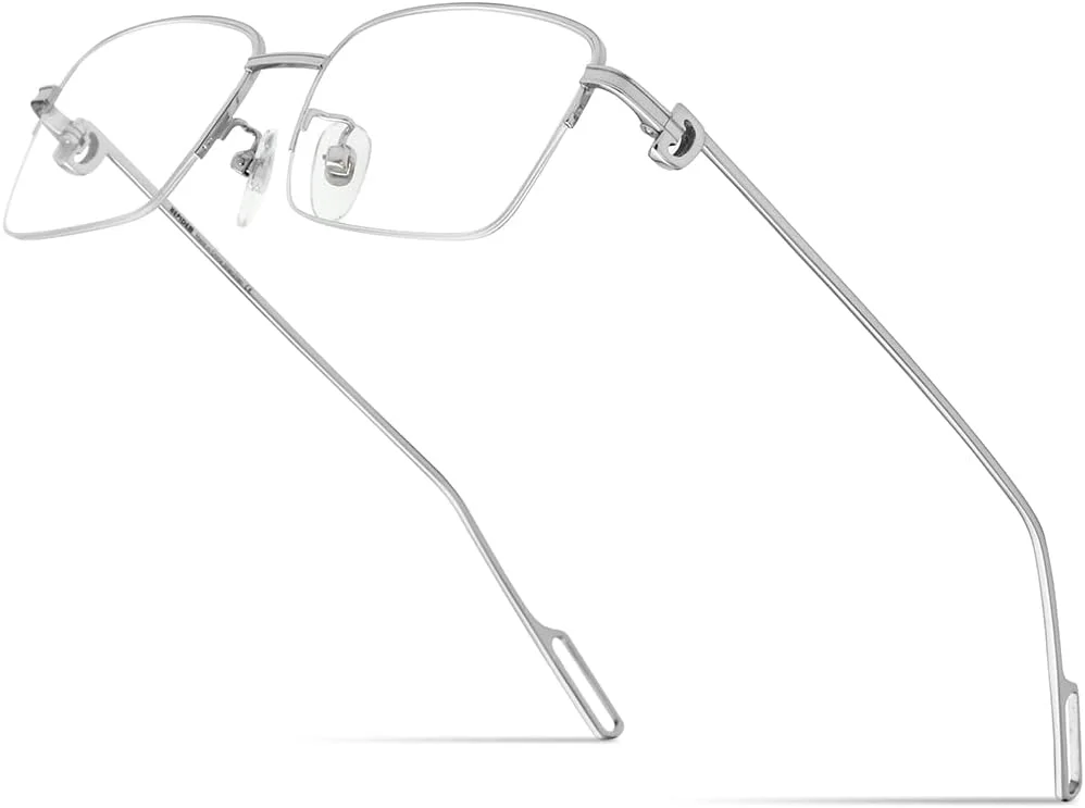 عینک طبی مردانه مستطیلی فلزی هپیدم (یک عدد)