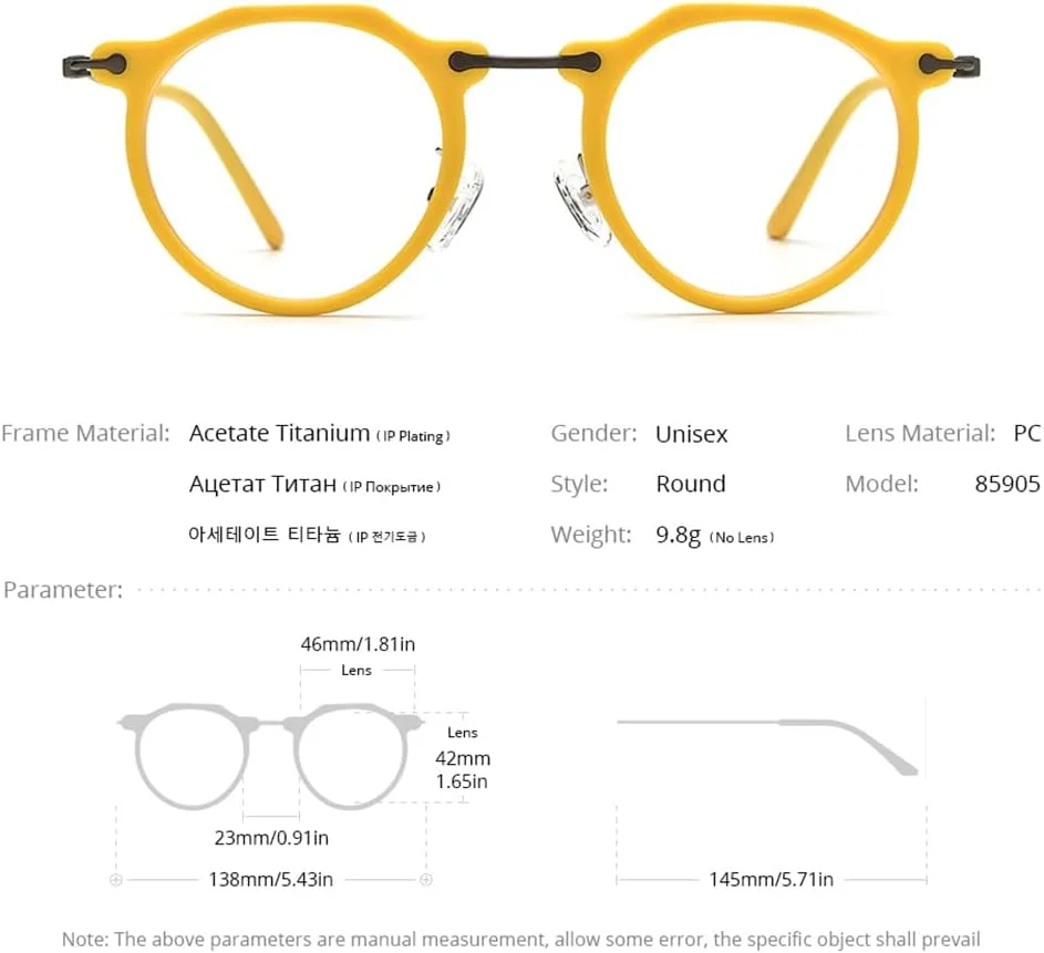 عینک یونی‌سکس فونکس استات تیتانیوم فوق سبک استات تیتانیوم خالص