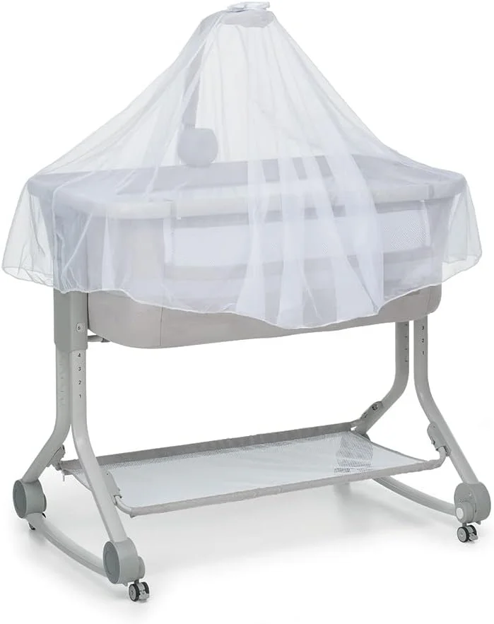 پشه بند و آویز تخت کودک Foppapedretti - سایبان محافظ با اسباب بازی های آویز ظریف، پارچه تنفسی، نصب آسان و طراحی زیبا برای آسایش نوزاد