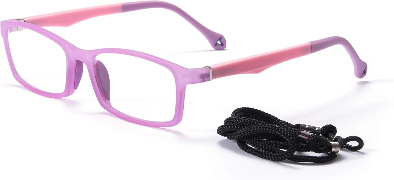 عینک های کامپیوتر فیلتر نور آبی TFL برای کودکان، عینک های محافظت در برابر اشعه ماوراء بنفش و ضد انعکاس نور برای بازی های ویدیویی کودکان (7-10 سال)، TFL THE FASHION LIBRARY، 45-16-130 میلی متر