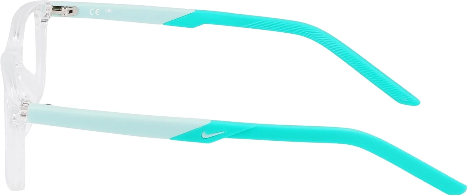 فریم عینک طبی بچه گانه NIKE مدل 5037 N رنگ شفاف/یشمی شفاف سایز 48/15/135 فریم عینک طبی بچه گانه NIKE مدل 5037 N رنگ شفاف/یشمی شفاف سایز 48/15/135