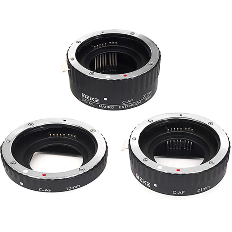 مجموعه لوله های افزایش فاصله ماکرو با فوکوس خودکار Meike برای دوربین های کانن مجموعه لوله های افزایش فاصله ماکرو با فوکوس خودکار Meike برای دوربین های کانن