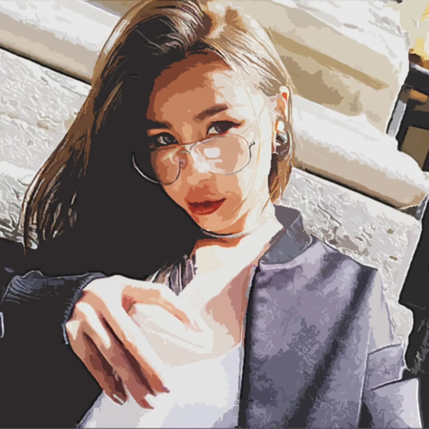 عینک خلبانی با لنز شفاف کورسان، فریم فلزی، مناسب برای خانم ها و آقایان، عینک های فشن بدون نمره