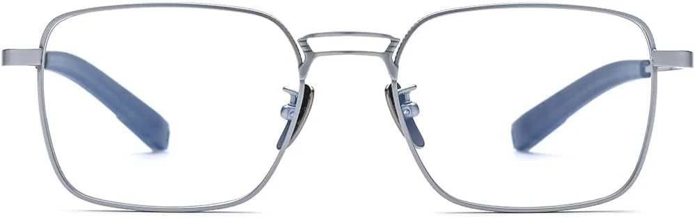 فریم عینک مردانه فونکس مدل F8827، مربعی، ساخته شده از تیتانیوم خالص