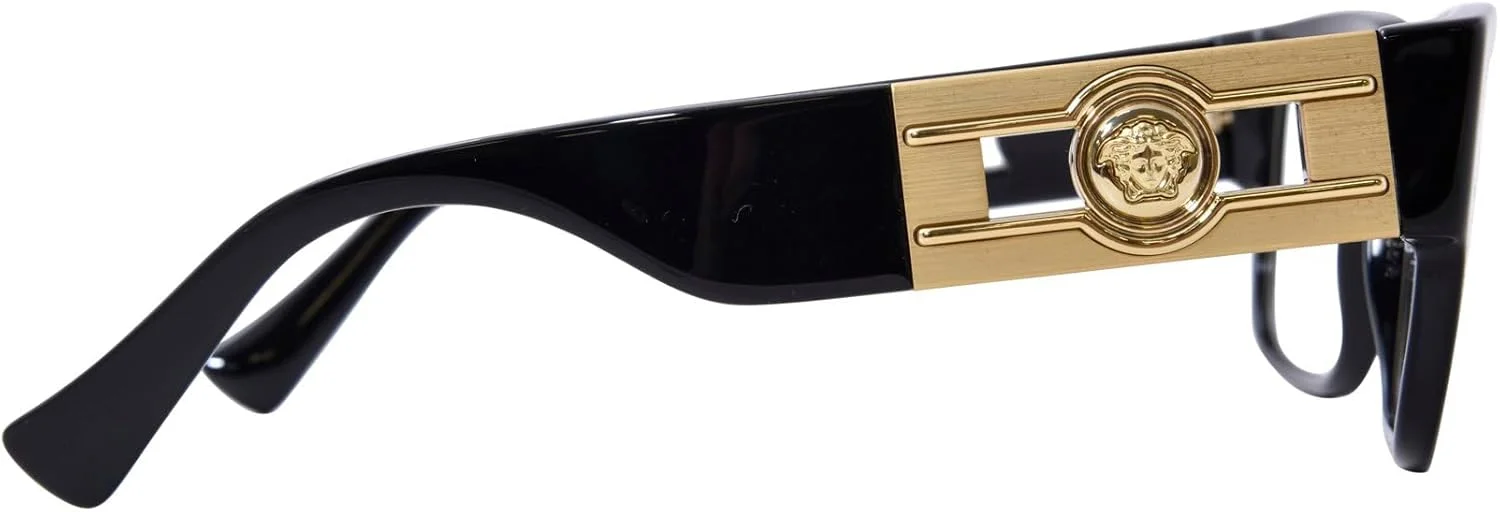 فریم عینک مردانه ورساچه VE 3350 مشکی طلایی 55/18/140