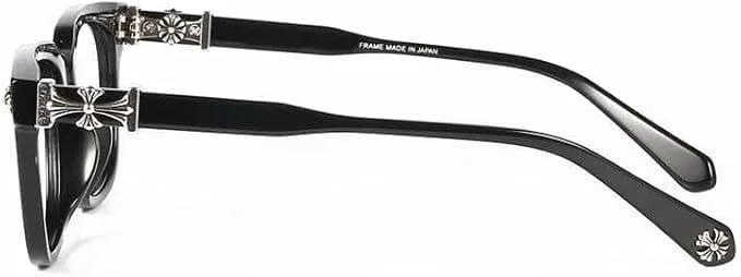 عینک با لنز شفاف کلاسیک، عینک طبی برای مردان و زنان، فریم مربعی ضخیم عینک با لنز شفاف کلاسیک، عینک طبی برای مردان و زنان، فریم مربعی ضخیم