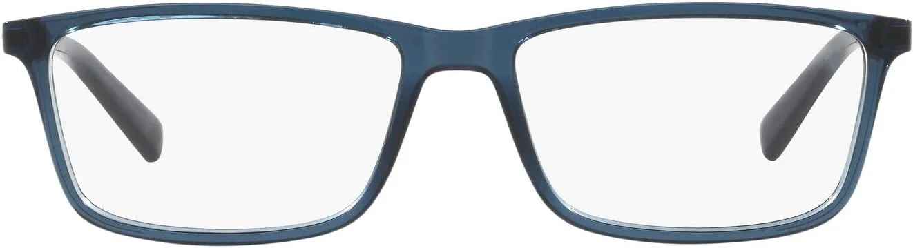 فریم عینک طبی مستطیلی مردانه آرمانی اکسچنج AX3027، آبی شفاف، سایز 55 میلی متر فریم عینک طبی مستطیلی مردانه آرمانی اکسچنج AX3027، آبی شفاف، سایز 55 میلی متر