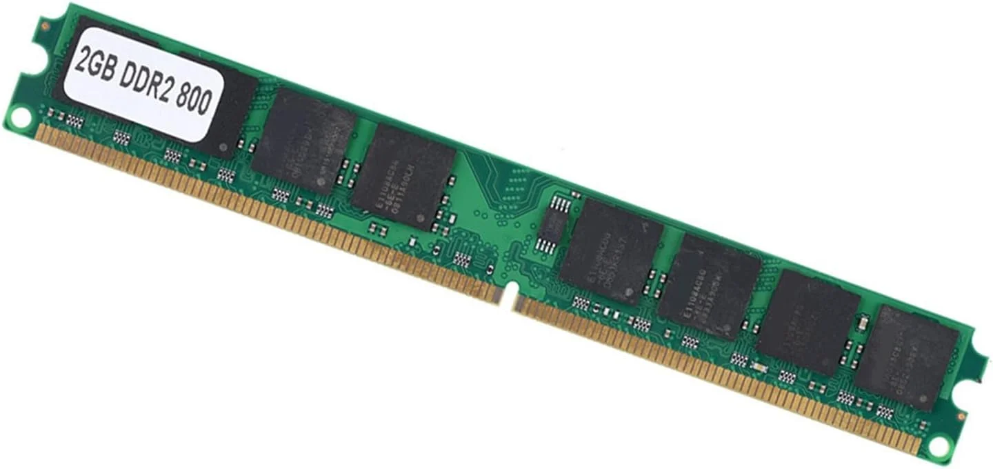 رم 2 گیگابایتی DDR2 Bewinner، حافظه PC2-6400 با فرکانس 800 مگاهرتز، برد ماژول 240 پین برای مادربرد، حافظه کامپیوتر رومیزی، برد ماژول مدار