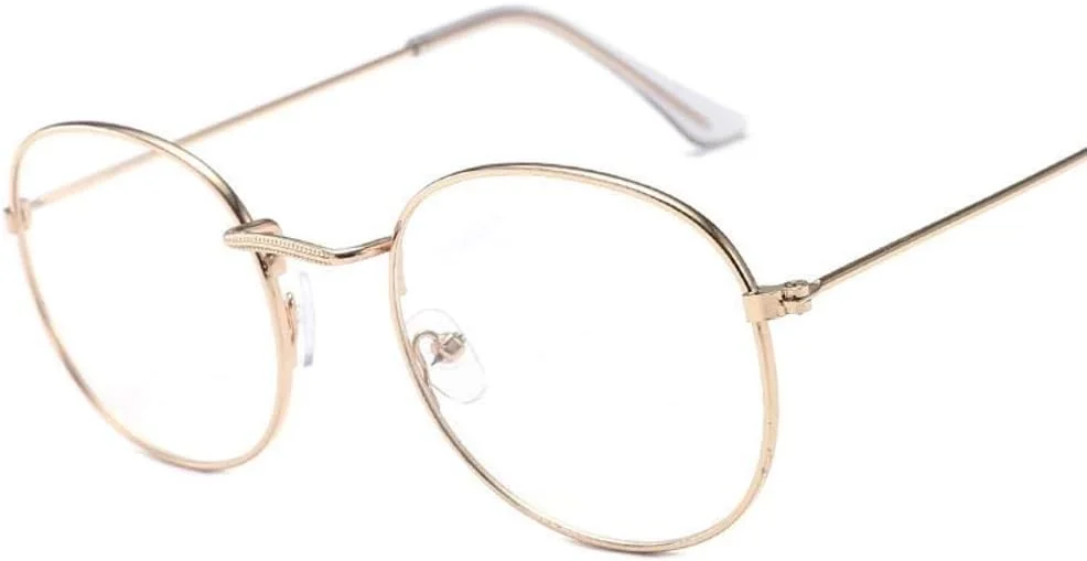 عینک آفتابی فریم گرد زنانه فریم فلزی کلاسیک فریم عینک بیضی فریم عینک شفاف