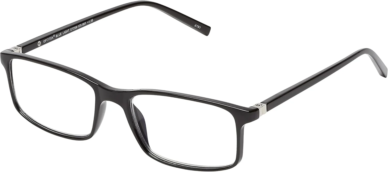 عینک مطالعه مستطیلی بلو لایت Optitek زنانه SAV عینک مطالعه مستطیلی بلو لایت Optitek زنانه SAV