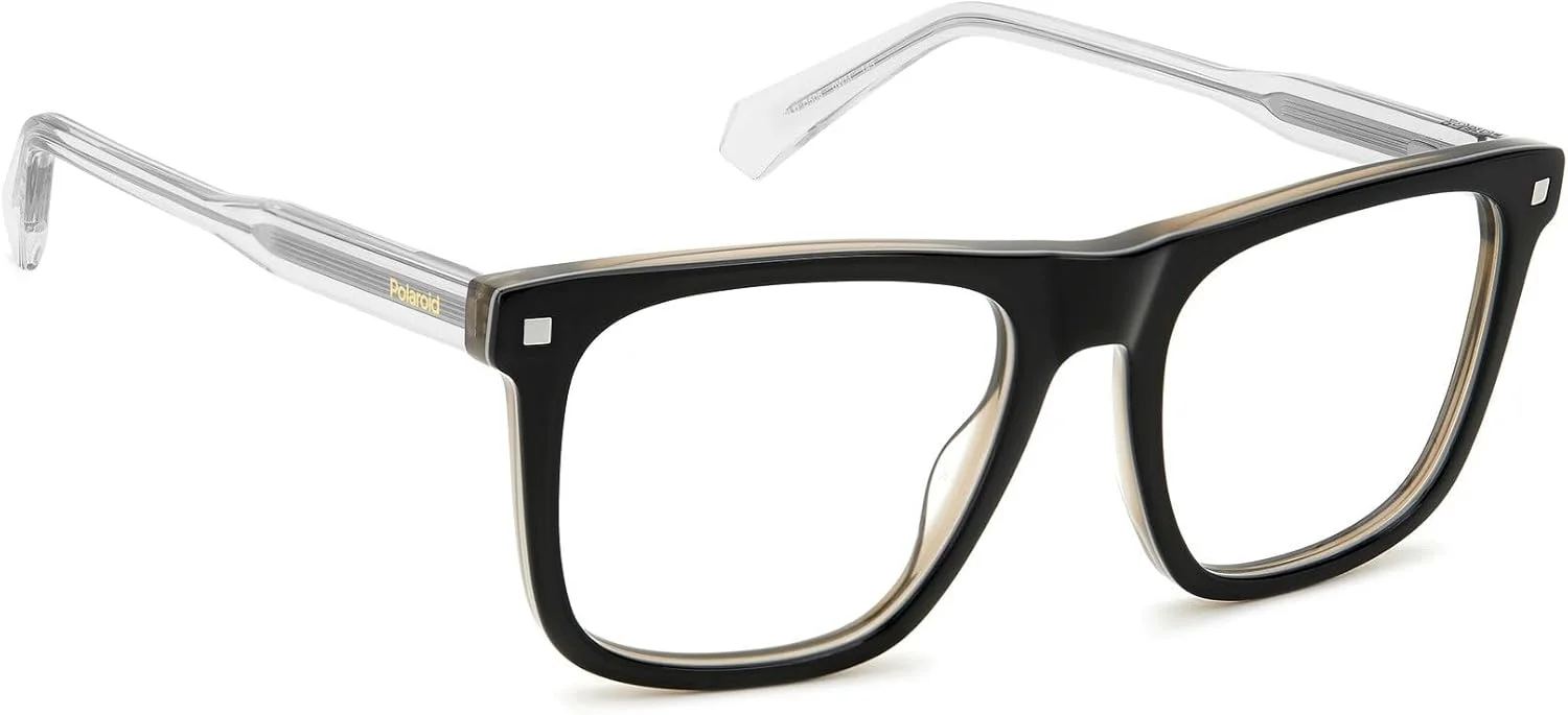 فریم عینک مردانه پلاروید PLD D506 0WM مشکی بژ 53/19/145