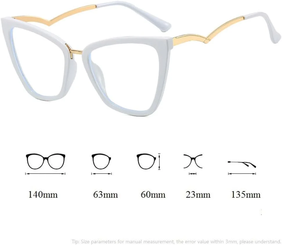 عینک زنانه با فریم طرح قدیمی، عینک های شفاف زنانه