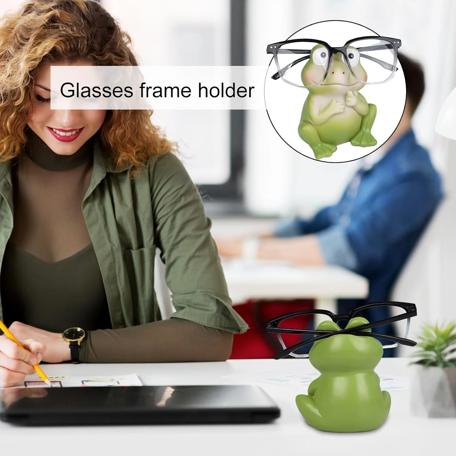 نگهدارنده عینک طرح حیوانات - نگهدارنده عینک کنار تخت، مجسمه حیوانات زیبا برای میز کنار تخت، میز کار، دکوری منزل، طرح قورباغه نگهدارنده عینک طرح حیوانات - نگهدارنده عینک کنار تخت، مجسمه حیوانات زیبا برای میز کنار تخت، میز کار، دکوری منزل، طرح قورباغه