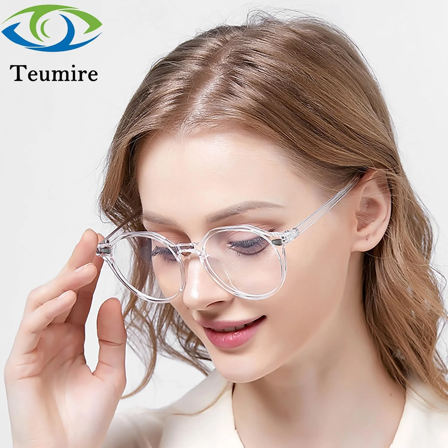 عینک گرد جانی دپ برای زنان و مردان، فریم ضخیم دایره ای، عینک طبی بدون نسخه، عینک با لنز شفاف