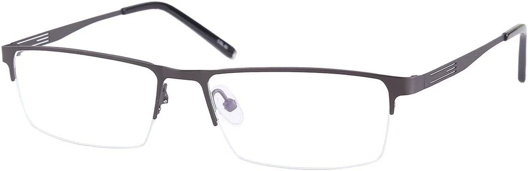 عینک های طبی برای دید نزدیک، فریم نیمه فلزی، مناسب آقایان و بانوان، نمره 0.5- تا 6.0-