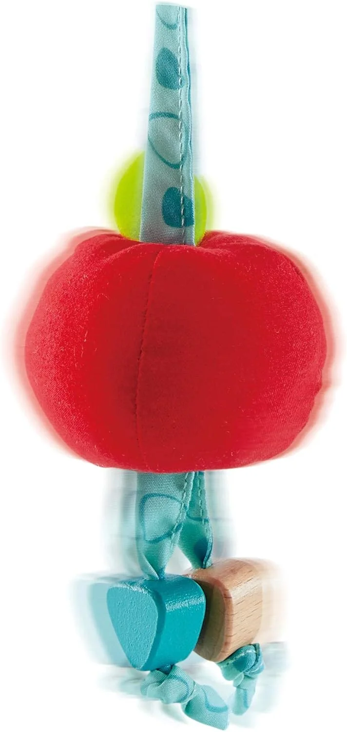 آویز بازی باغچه دوستان هاپه، مناسب برای تخت نوزاد، کالسکه و صندلی ماشین | بازی حسی رنگارنگ با بافت ها و صداها | آویز فعالیتی چند منظوره برای نوزادان، اسباب بازی نوزادی، اسباب بازی کودک، 0 ماه به بالا