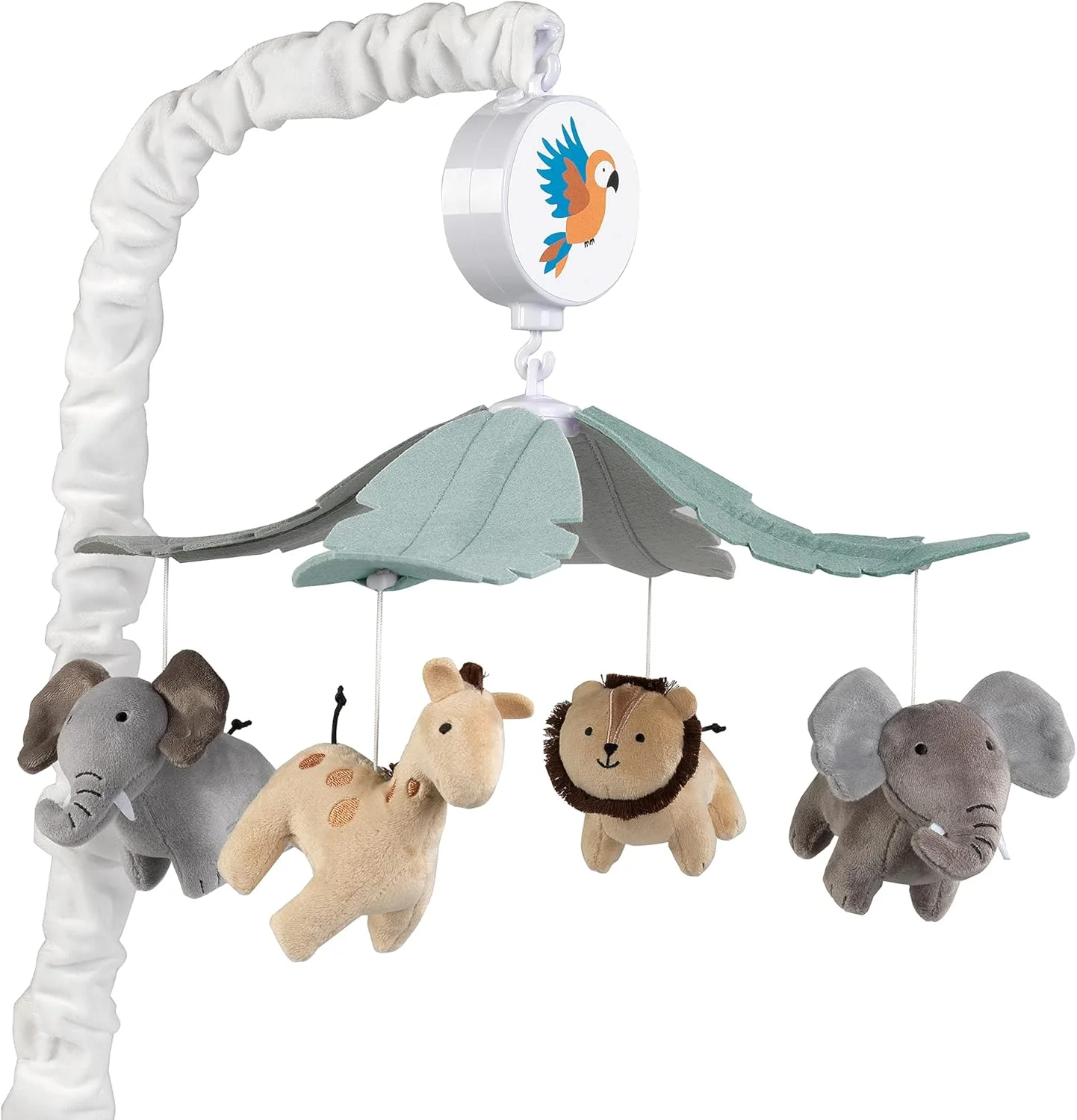 آویز موزیکال تخت نوزاد طرح دوستان جنگلی Lambs & Ivy