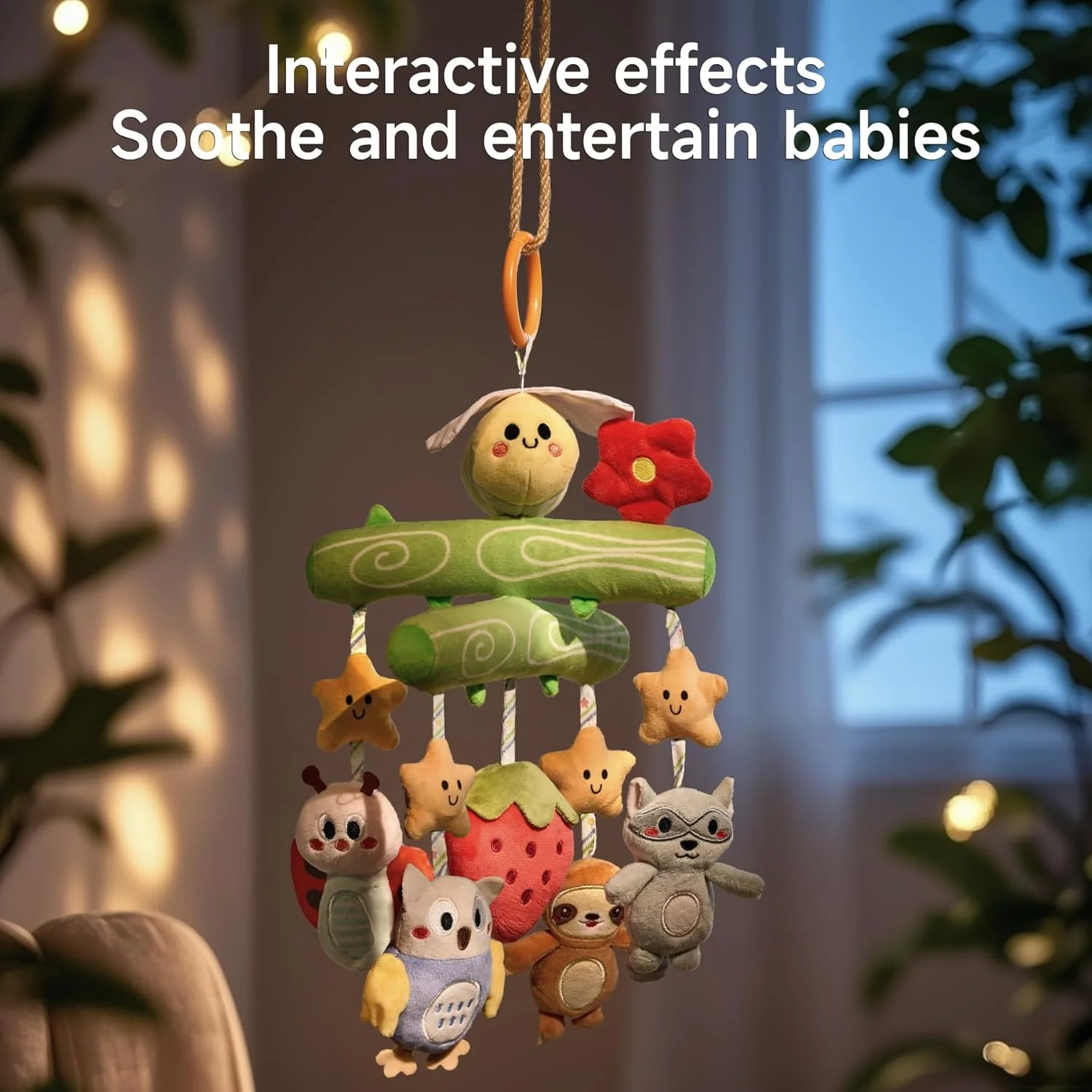 اسباب بازی های کودک توماما مناسب برای نوزادان 0 تا 12 ماه، آویز نرم برای کالسکه، اسباب بازی های گلدانی برای تخت نوزاد، اسباب بازی صندلی ماشین، جغجغه های نوزادی با دندانگیر، اسباب بازی حسی و تقویتی