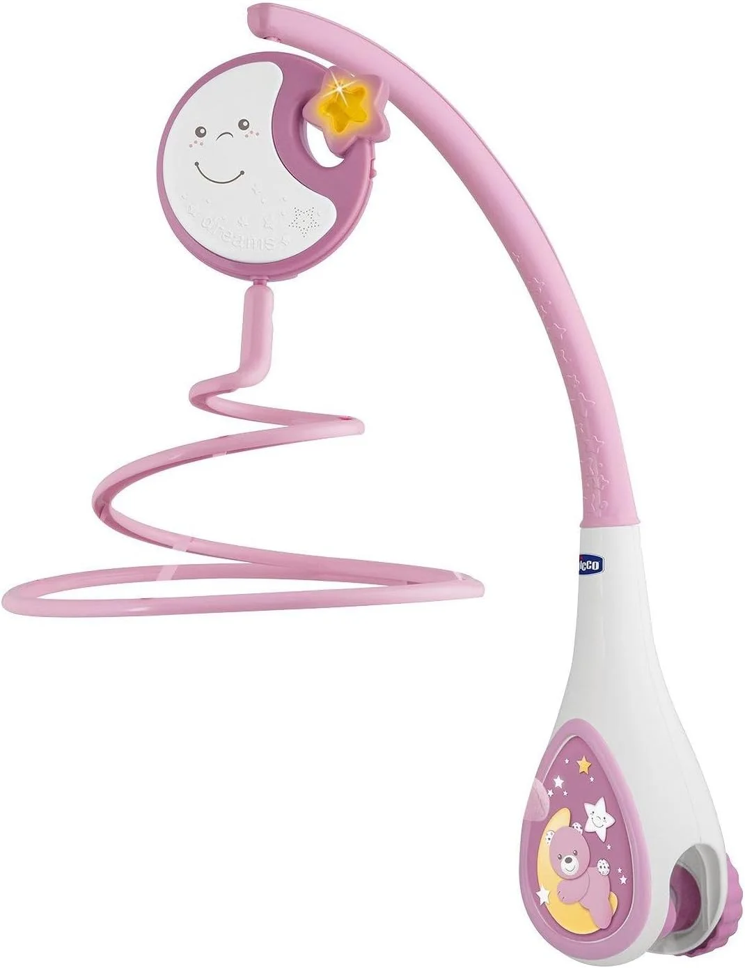 آویز تخت موزیکال چیکو مدل Next2Dreams Ch076271 صورتی