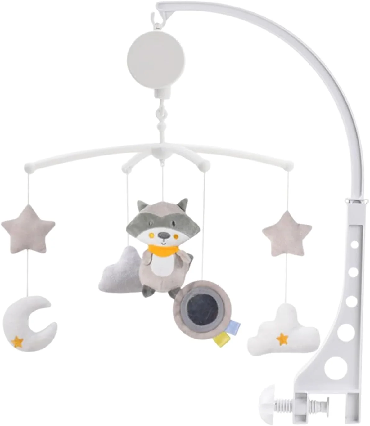 آویز تخت نوزاد | آویز موزیکال تخت کودک - اسباب بازی آرامش بخش گهواره با صدای ملودیک برای کالسکه، اتاق بازی، اتاق خواب، خرید و مهد کودک