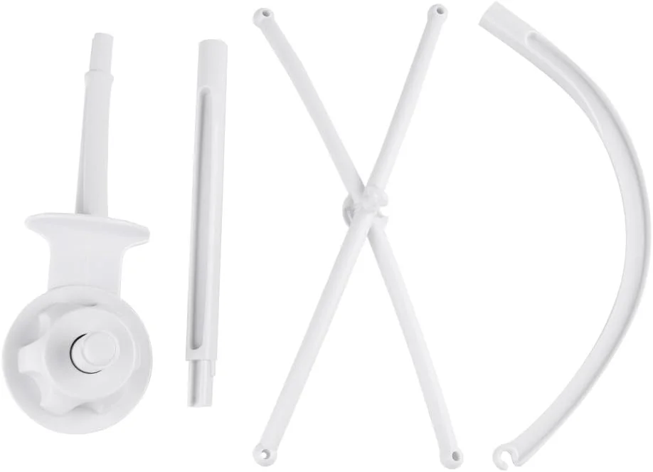 نگهدارنده آویز تخت نوزاد استینک، 66 سانتی‌متر، سفید، نگهدارنده جعبه موزیکال تخت نوزاد، آویز اسباب بازی، دکوراسیون اسباب بازی، بازوی آویز برای تخت نوزاد و کالسکه (بدون عروسک)