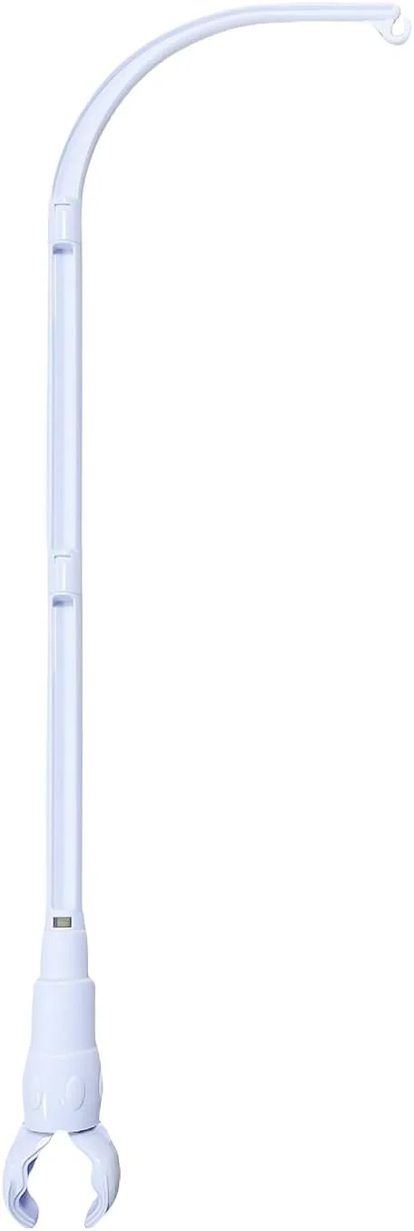 بازوی آویز تخت نوزاد 81 سانتی‌متری، بازوی آویز تخت کودک، قسمت گیره قابل تنظیم عرض، مناسب برای آویز تزئینی (بازوی آویز تخت)