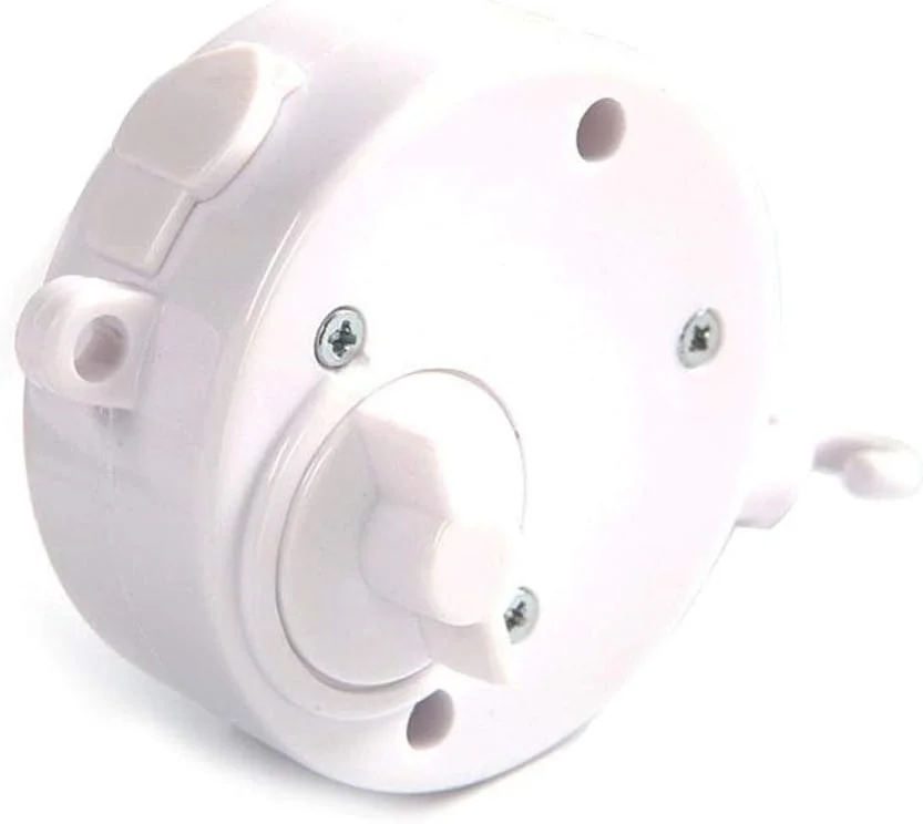 جعبه موزیکال کودکانه دنیای کوچک، آویز چرخشی تخت نوزاد، اسباب بازی زنگ بادی موزیکال با قلاب چرخان برای نوزادان دختر و پسر