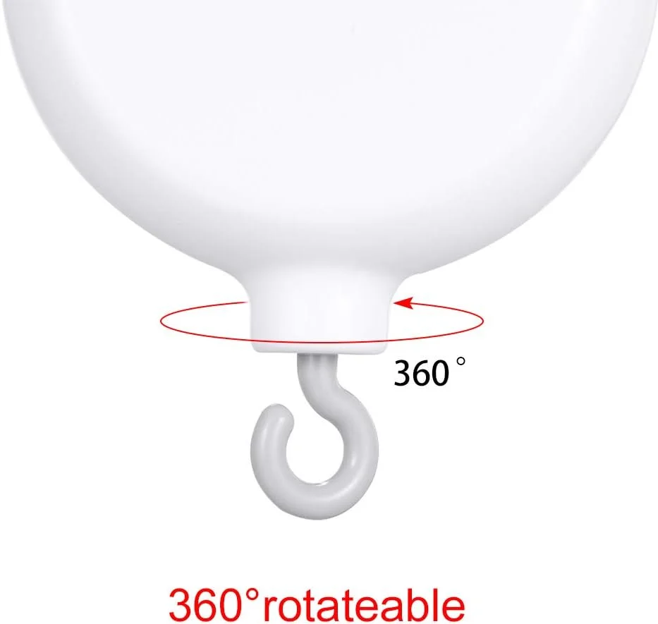 موبایل موزیکال تخت نوزاد با قابلیت چرخش، دارای 35 آهنگ، جعبه موزیکال، کنترل از راه دور، زنگوله برای کودکان به همراه کابل USB