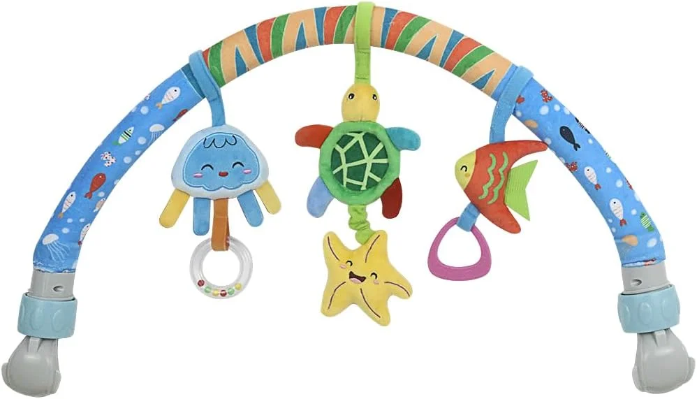 آویز تخت نوزاد، میله اسباب بازی کمانی برای کودکان نوپا (طرح ستاره)