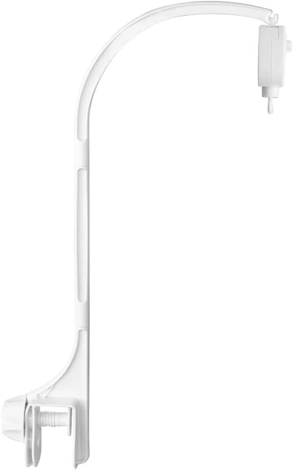 آویز تخت موزیکال کودک 63 سانتی متری، نگهدارنده زنگ تخت نوزاد، اسباب بازی های تزئینی تخت، جعبه موسیقی چرخشی با بازوی پیچی