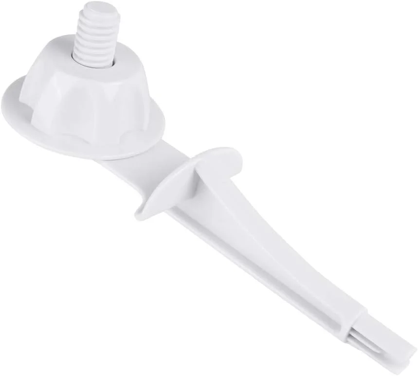 آویز تخت نوزاد Tnfeeon، نگهدارنده آویز برای تزئینات با قطعات جداشدنی، جنس ABS ایمن، سفید، ارتفاع 68 سانتی متر