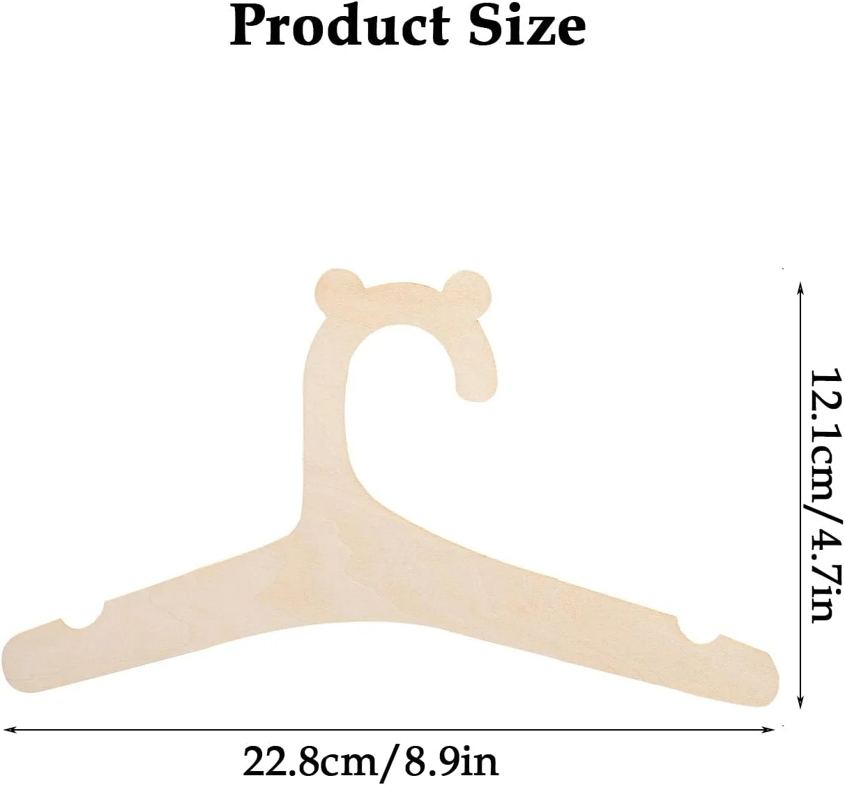 آویز لباس کودک جاوای، بسته 20 عددی، آویز لباس نوزاد، آویز لباس چوبی، آویز لباس کودک، آویز لباس بچه گانه، مناسب لباس و وسایل کوچک کودکان